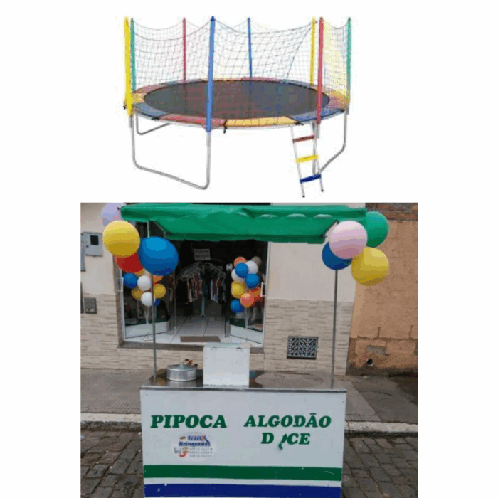 LOCAÇÃO DE  KIT DE PIPO E ALGODÃO DOCE e PULA PULA