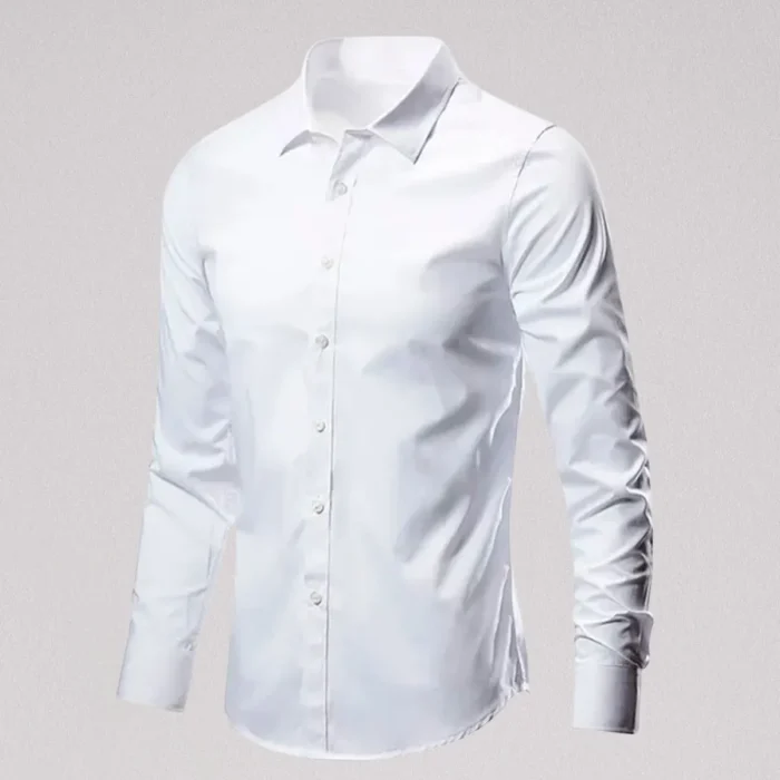 Camisa Social Manga Longa Slim Fit Masculina Clássica